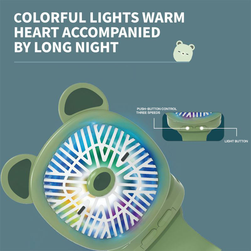 USB Charging Rechargeable 3 Gear Wrist Strap Handheld Fan