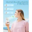Portable Mini Handheld Fan Necklace Fan 3 Speeds Hanging Neck Cooling Fan