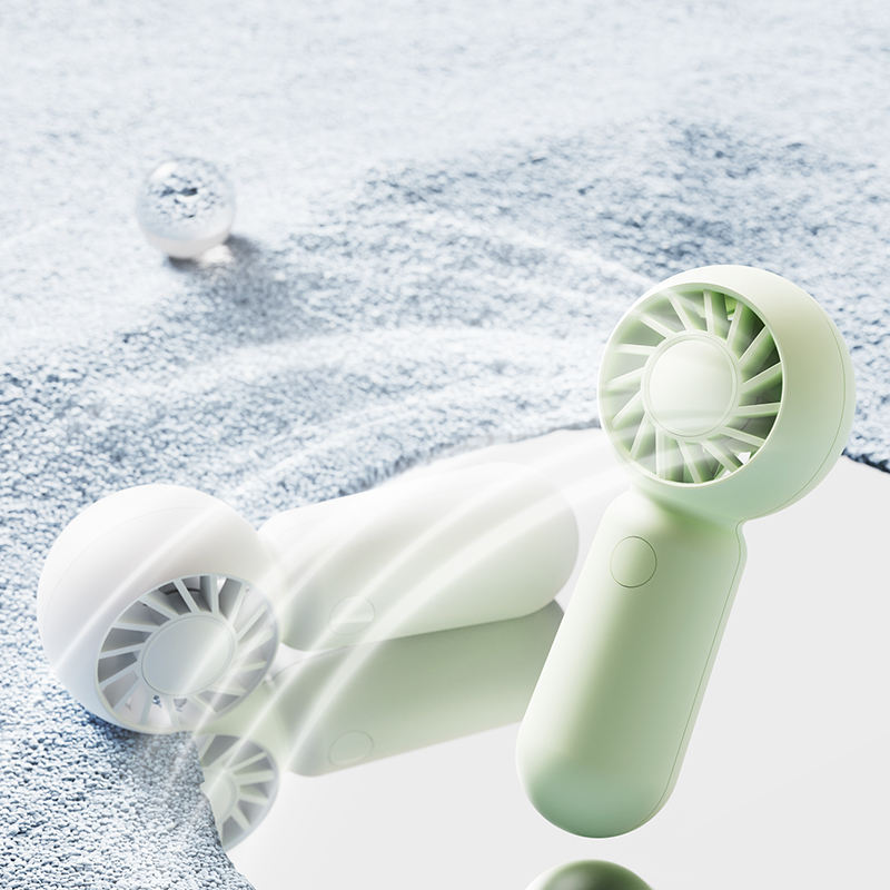 Handheld Mini Fan, USB Rechargeable, 4 adjustable wind speeds, Portable Handheld Fan for Office School Outdoor Travel