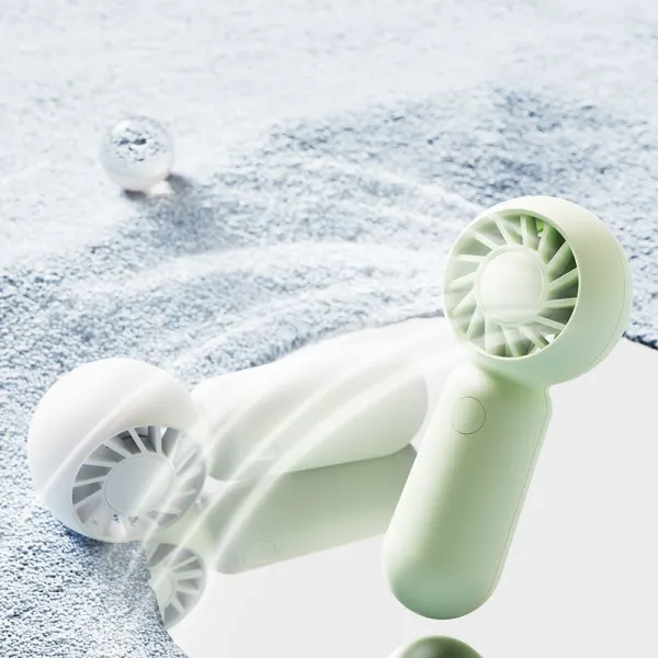 Handheld Mini Fan, USB Rechargeable, 4 adjustable wind speeds, Portable Handheld Fan for Office School Outdoor Travel