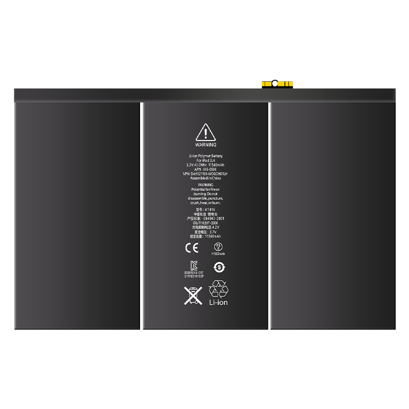 High quality OEM iPad 3 / 4 battery A1416 tablet battery factory China