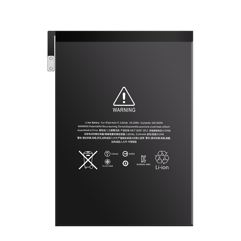 High quality OEM iPad Mini 4 battery A1546 5124mAh tablet battery