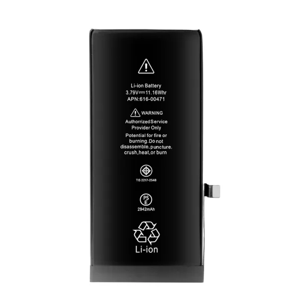 iPhone XR battery with 3.79V/2942mAh Grade A Cobalt battery cell