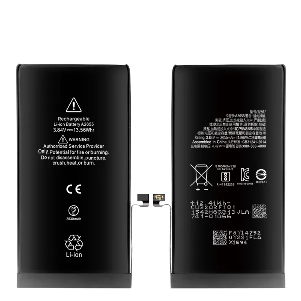 Batería OEM de gran capacidad para iphone 13 a2655, 3,84v/3530mah