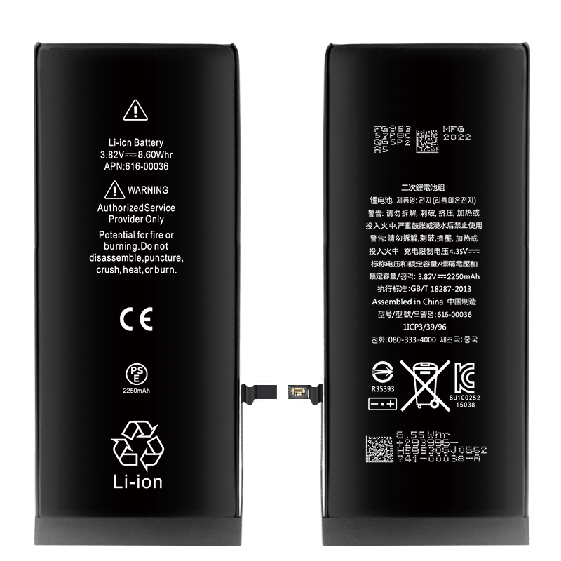 iPhone 6S battery 3.82V/2320mAh super high capacity Grade A battery