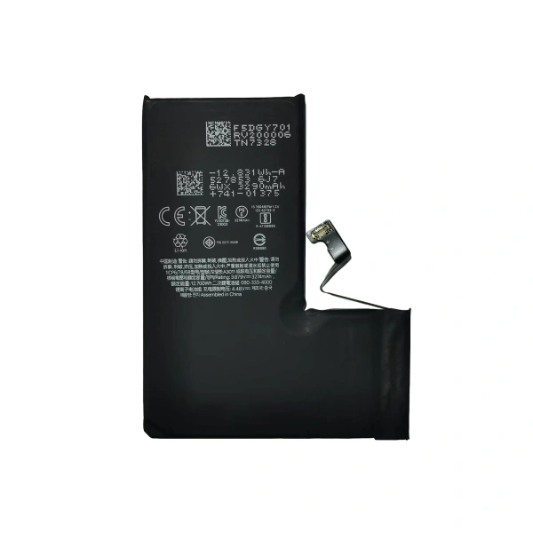 Replacement iPhone 15Pro (A3011) battery with original capacity 3.879V/3274mAh Grade A Cobalt battery autonomously diagnostic iPhone battery