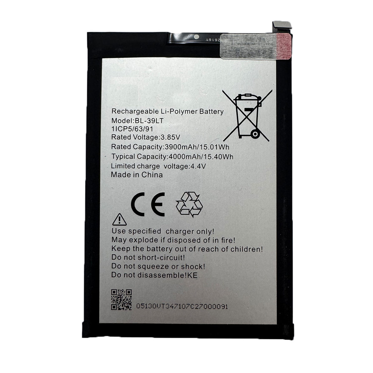 TECNO BL-39LT 3.85V 4000mAh Cobalt battery