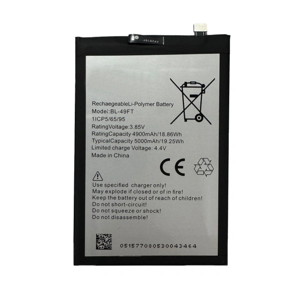 TECNO BL-49FT 3.85V 5000mAh Cobalt battery