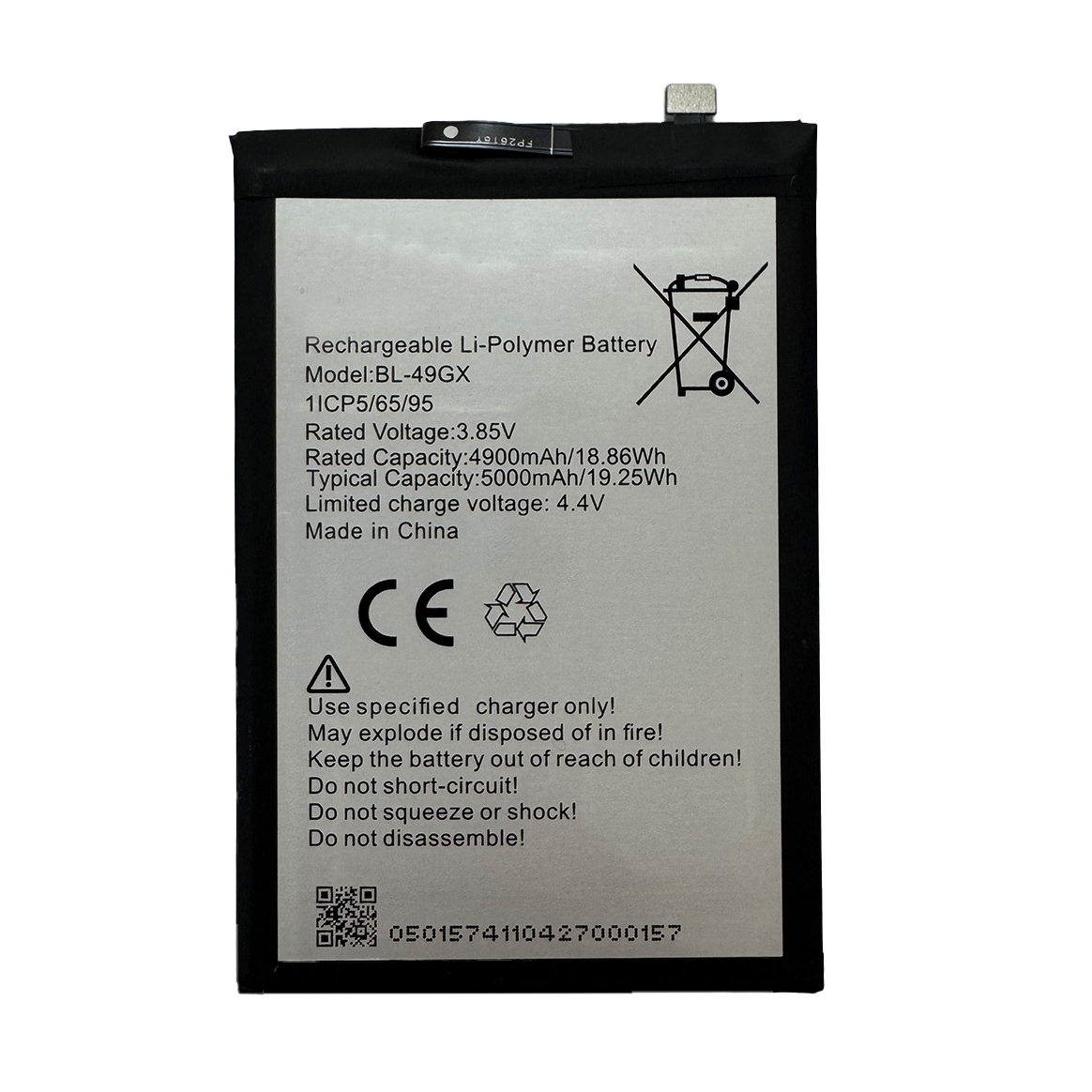 Infinix BL-49GX 3.85V 5000mAh Cobalt battery