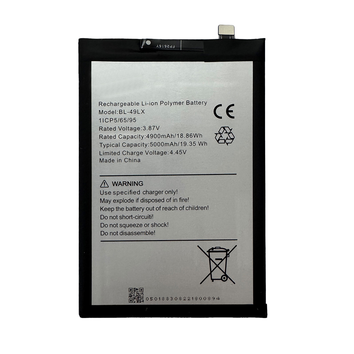 Infinix BL-49LX 3.87V 5000mAh Cobalt battery