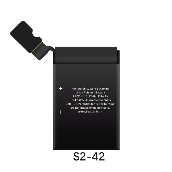 S2 42mm A1761 Apple Watch replacement battery
