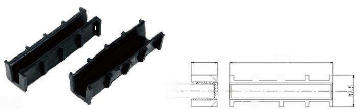 Kone  A Guide Shoe Lining ITEM NO.:OJ-K08 SPECIFICATION:120*(10/16)