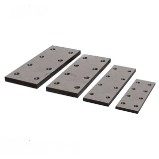 Machined guide rail fishplate