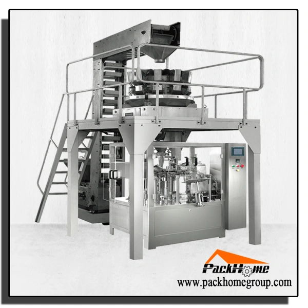 Rotary Preformed Zipper Bag Packing Machine