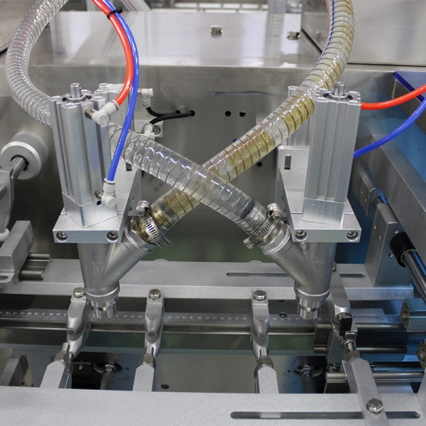 Linear Stand up Zipper Pouch Filling Machine