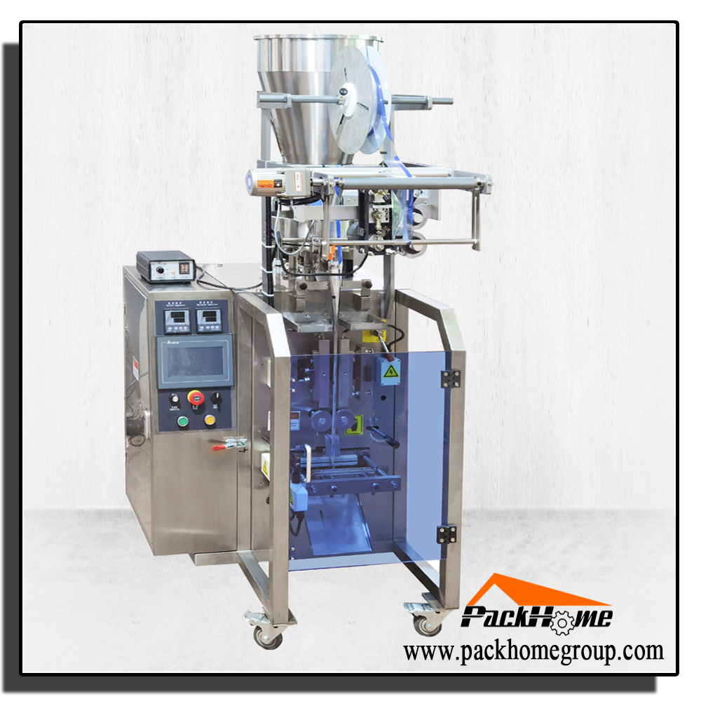 Compact Sachet Packing Machine With Volumetric Cup Filling System