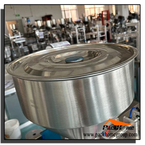 Compact Bagging Machine With Pneumatic Liquid Filler