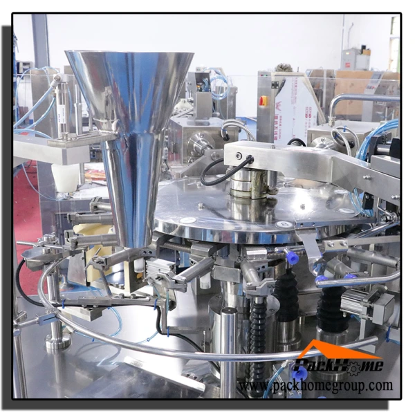 Automatic Rotary Preformed Zipper Bag Packing Machine | Grain, Powder & Liquid Packing
