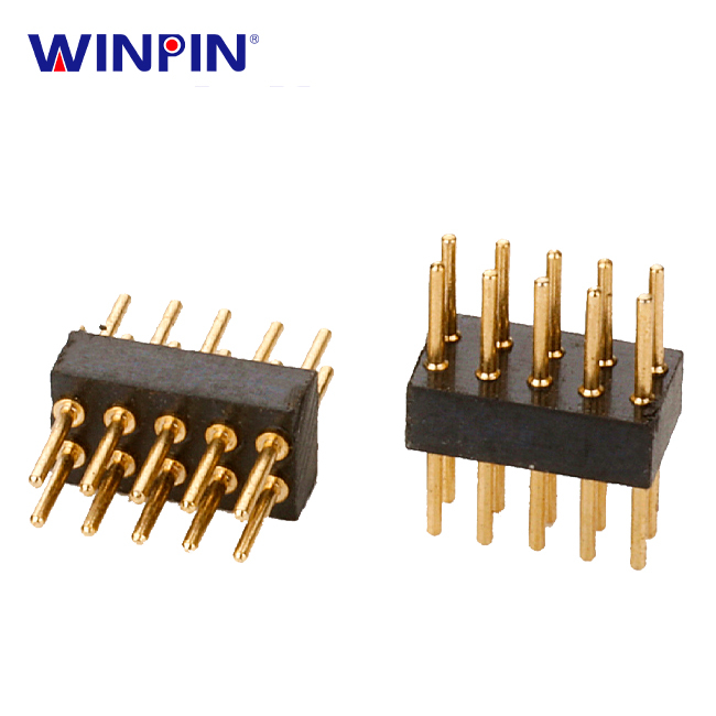 1.27mm Machine pin Header 2×5pin H=1.9mm 180°