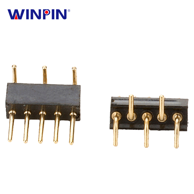 1.27mm Machine pin Header 1×5pin H=2.2mm 180° SMT