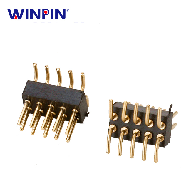 1.27mm Machine pin Header 2×5pin H=1.9mm 180° SMT