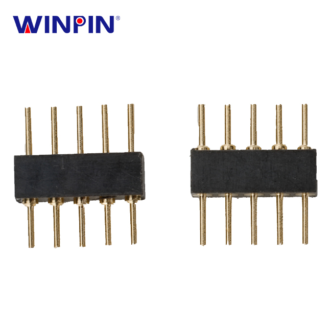 1.778mm Machine pin Header 1×5pin H=3.0mm 180°