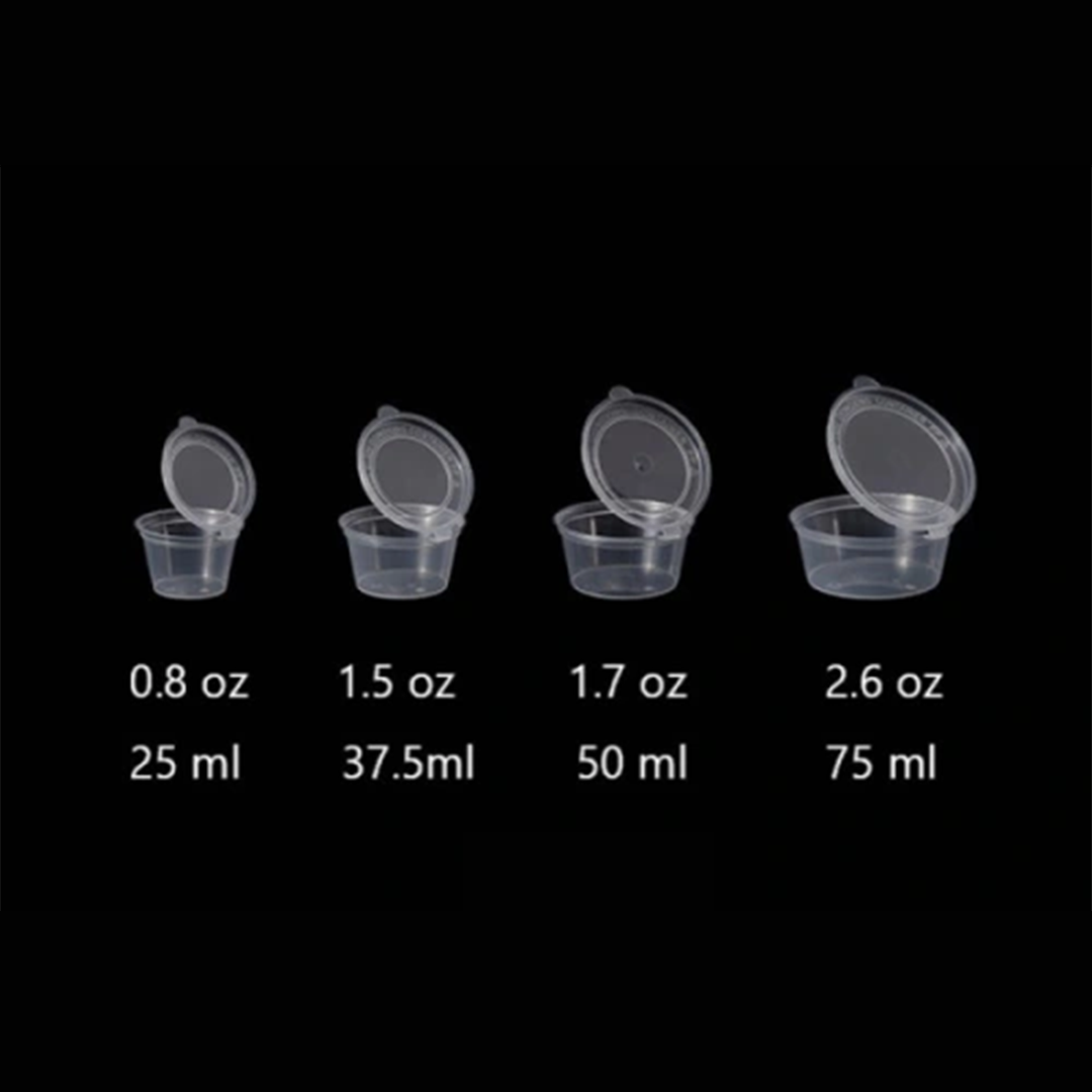 RHP-Hinged Lid Sauce Cup