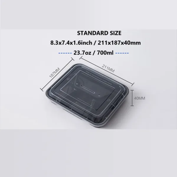 RHP-Compartment Rectangular Containers