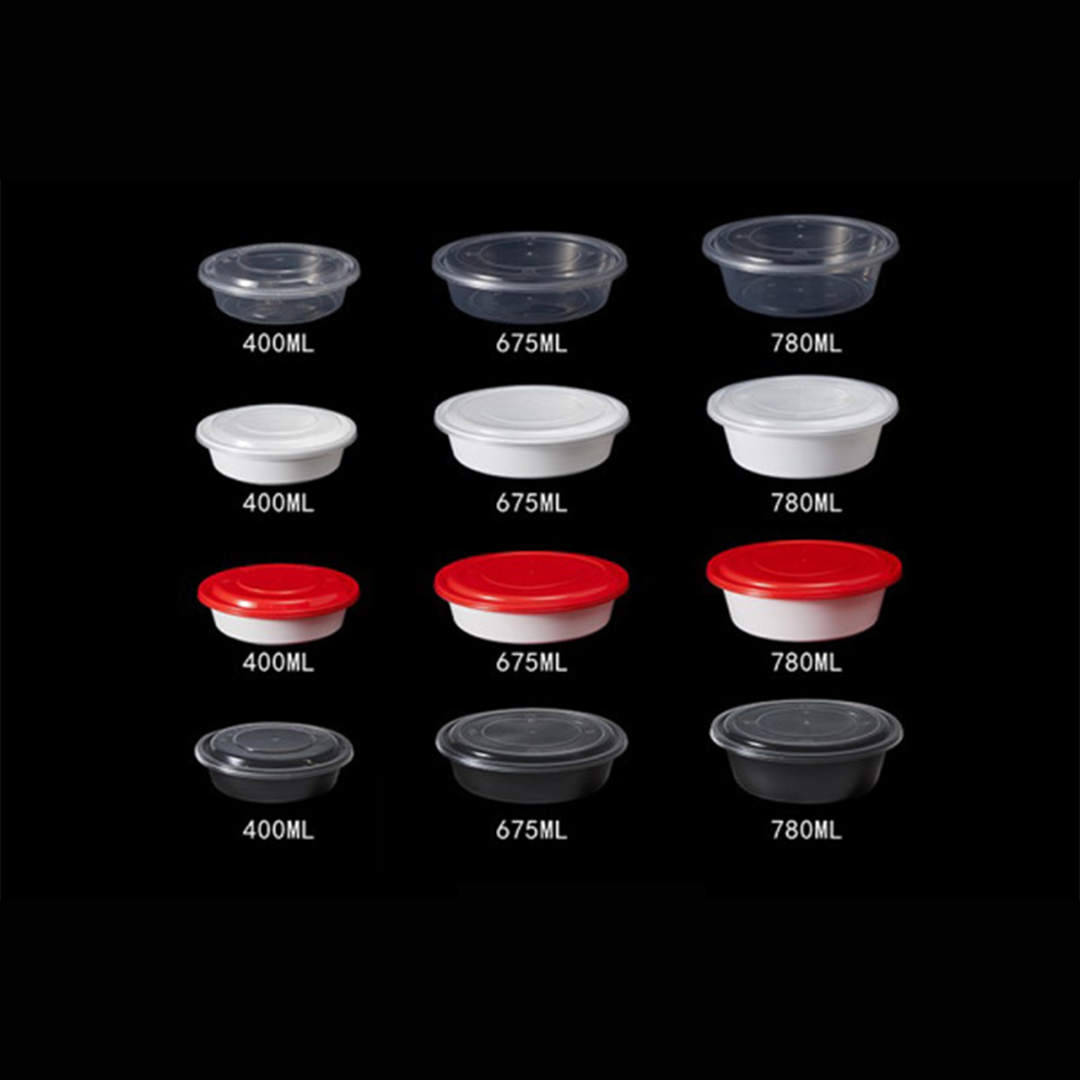 Durable Round Plastic Container