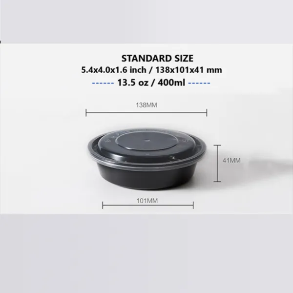 Durable Round Plastic Container