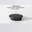 Durable Round Plastic Container