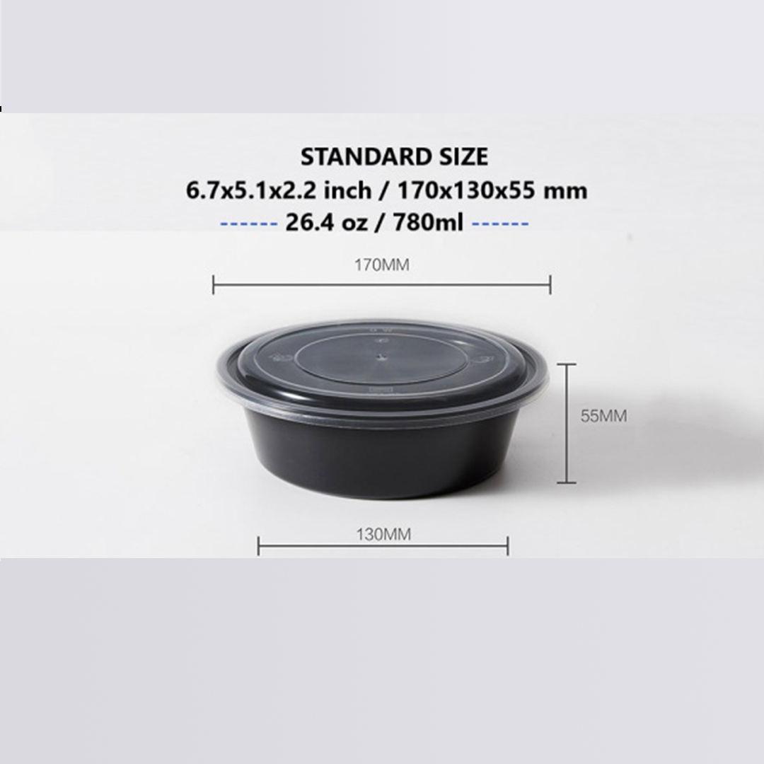 Durable Round Plastic Container