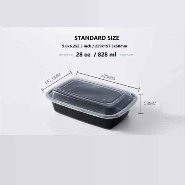 RHP-Durable Rectangular Plastic Container