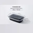 RHP-Durable Rectangular Plastic Container