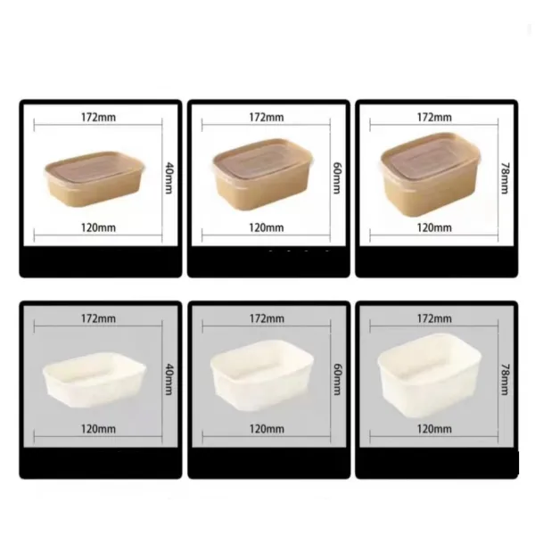 RHP-Kraft Food Container 