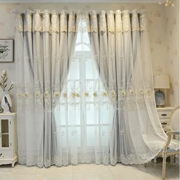 Curtain Couture Sheer Embroidery Infuses Style Into Your Living Spaces for Bedroom