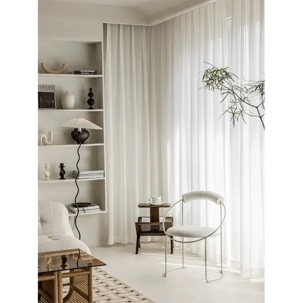 Transparent Soft Sheer Window Curtain Voile Drapery Fabric Hotel Home Decor