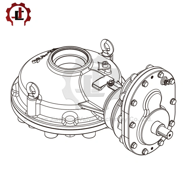 Made In China Multi-Turn Valve Gearbox, Bevel Gearbox For Valves 