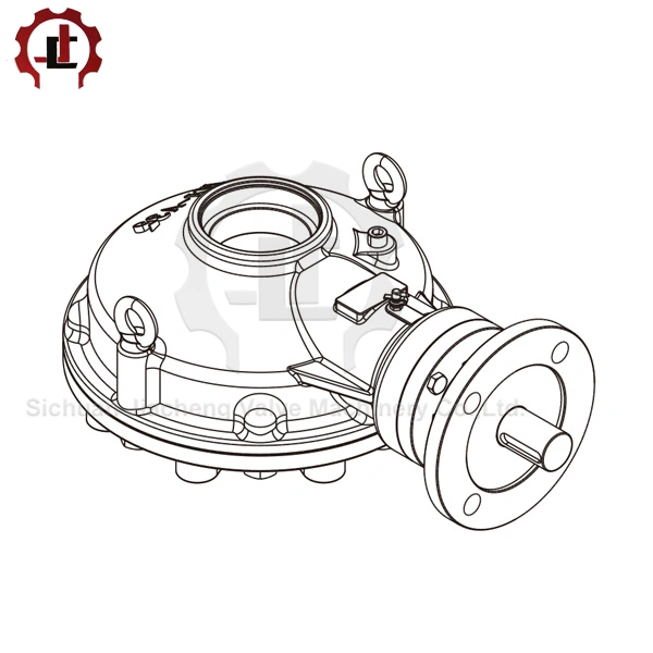 Made In China Multi-Turn Valve Gearbox, Bevel Gearbox For Valves 