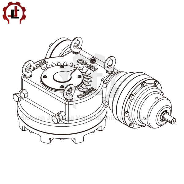 Made In China Worm Valve Gearbox, Gearbox For 90° Part turn Valves