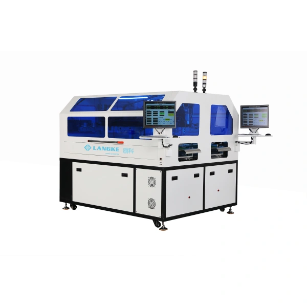 dual lane solder paste stencil printer machine for roll to roll FPCB