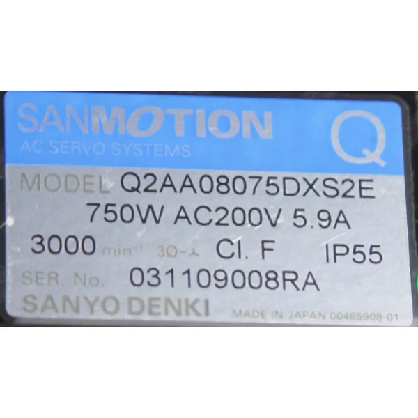 YAMAHA SMT Spare Parts Motor Q2AA08075dxs2e