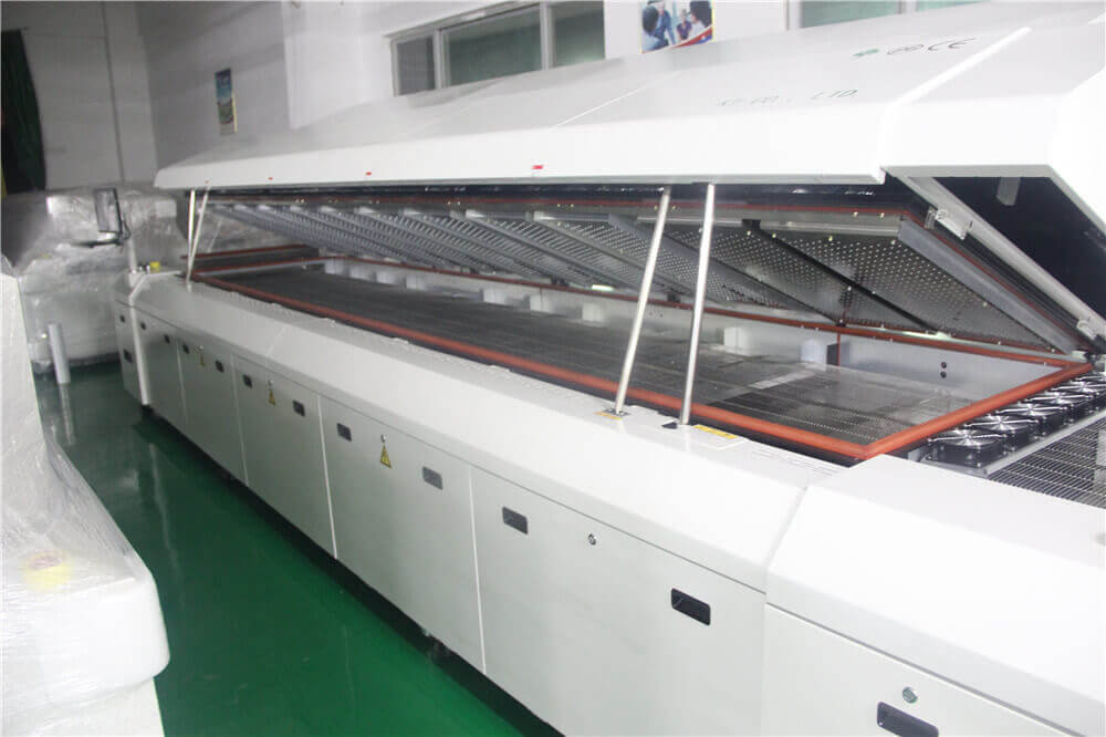 SMD R12 Full hot air SMT lead free reflow oven machine