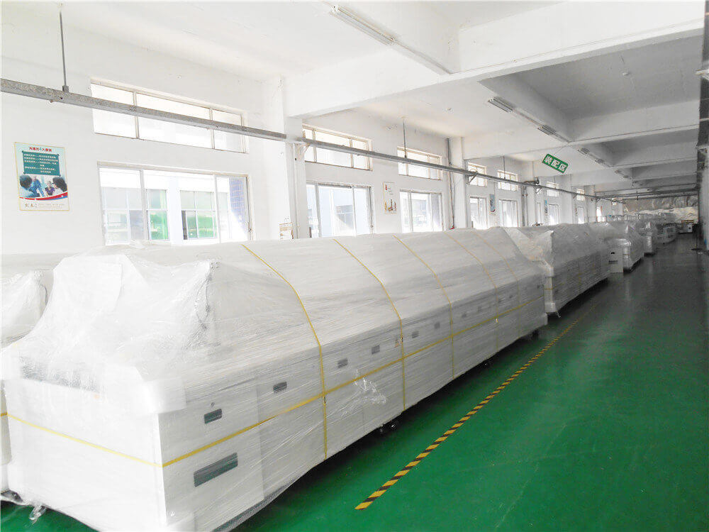 SMD R12 Full hot air SMT lead free reflow oven machine