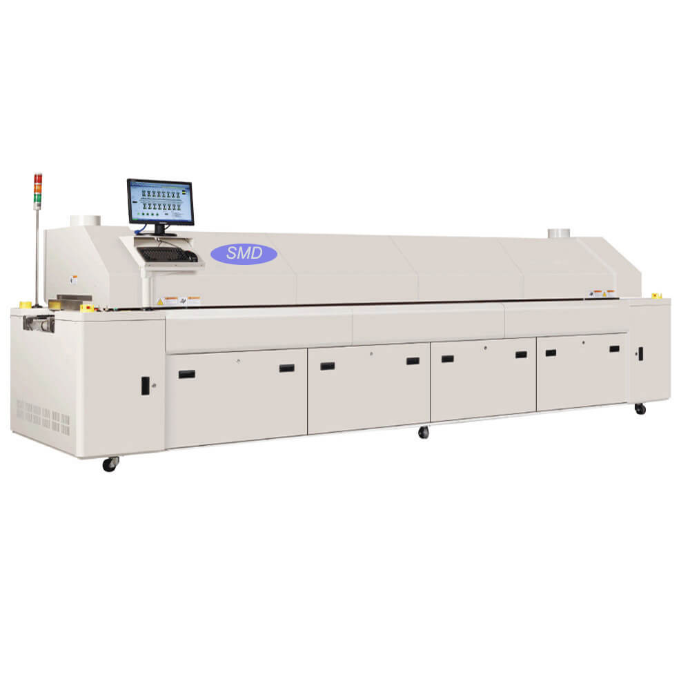SMD R12 Full hot air SMT lead free reflow oven machine