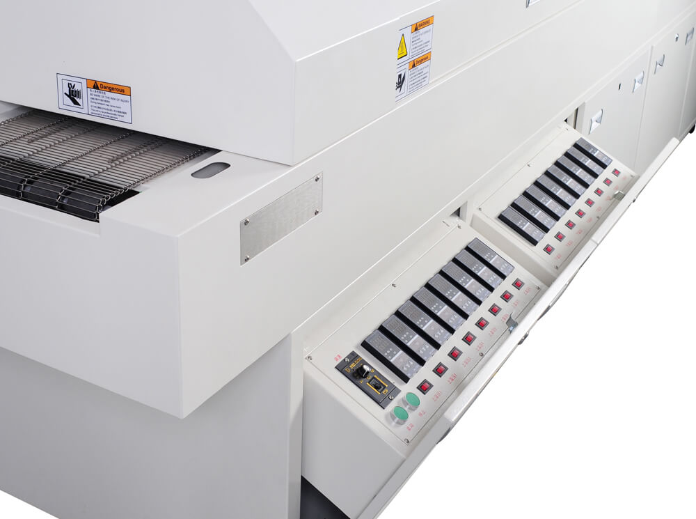 PID control smt lead free reflow oven machine SMD-A6