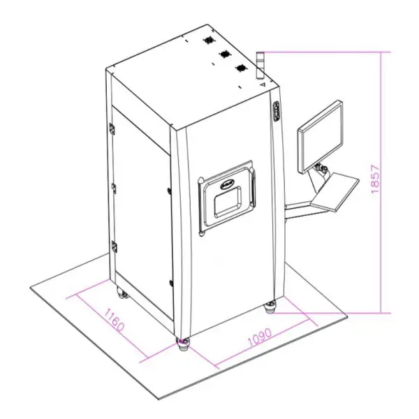 SMD PCB quality X-Ray inspection machine