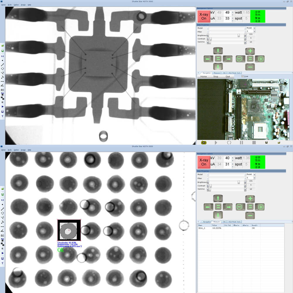 SMD PCB quality X-Ray inspection machine