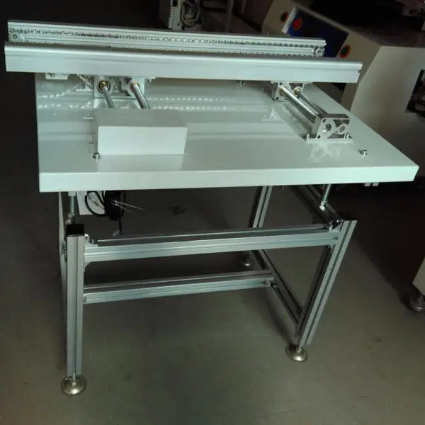 DIP wave solder infeed conveyor for smt line