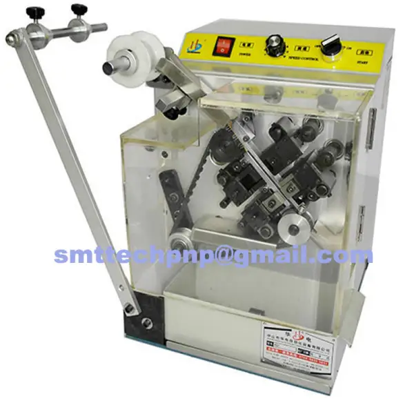 Automatic belt mounted vertical components forming machine
